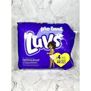 3 Packs of Luvs Pro Level Leak Protection Size 4 Diapers 66 Total Diapers